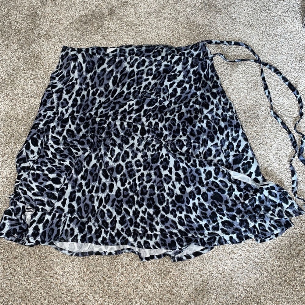 Urban Outfitters cheetah wrap skirt